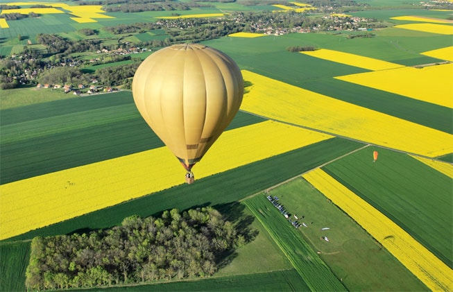 Mejores destinos para viajar en globo